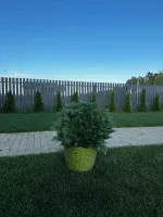 Туя-Шар искусственная (Литая хвоя) 40 см \ 70 см