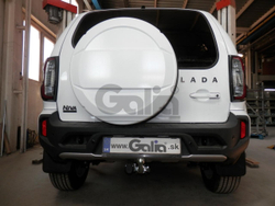Фаркоп оцинкованный Galia L028C для Lada Niva Travel 2021-, Chevrolet Niva 2123 2008-2020, Lada Niva 2020-2021(паспорт и сертификат в комплекте)(без электрики)