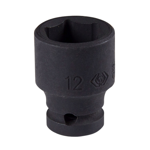 KING TONY (253512M) Головка торцевая ударная шестигранная 1/4", 12 мм