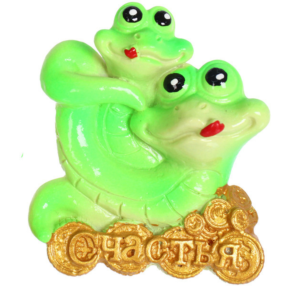 Магнит «Змея - На удачу! 5,5*7,5 см, микс