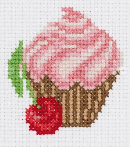 "Klart" набор для вышивания 8-412 "Пироженка" 9 х 9 см