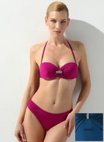 Раздельный купальник Cala Azzura: лиф-фашия и плавки (Размер: C/L) (Цвет: синий)