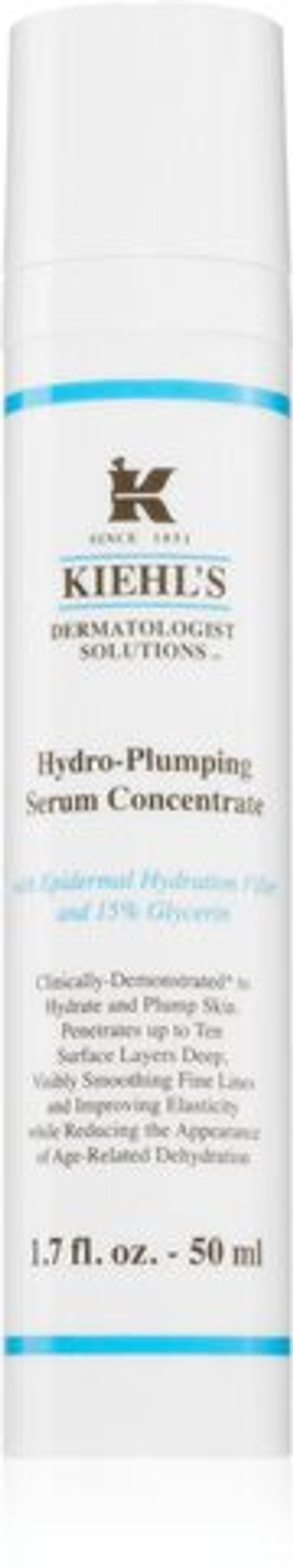 Kiehl's Dermatologist Solutions Hydro-Plumping Serum Concentrate - Увлажняющая сыворотка для всех типов кожи, включая чувствительную. /   50  ml  / GTIN 3605972428998