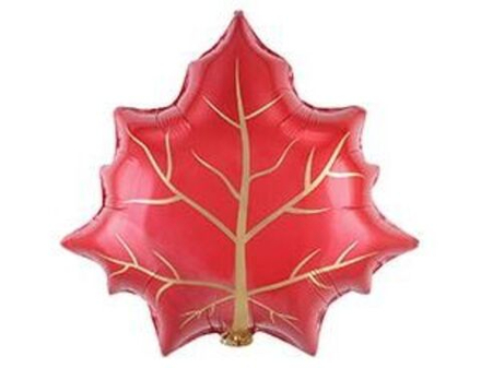 К ФИГУРА Лист кленовый Красный 23"/ 58 см.