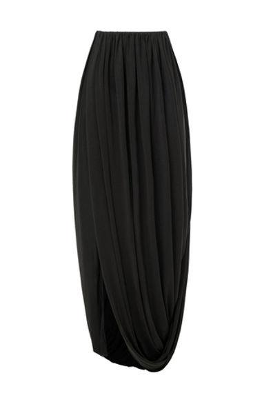 «Aladdin» Юбка миди с драпировками.