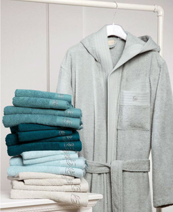 Элитный халат махровый Crociera серый от Blumarine фото