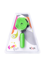 Мини-вибратор зеленый на шнурке Funny Five (5,5 см , зеленый) (Цвет: зеленый)