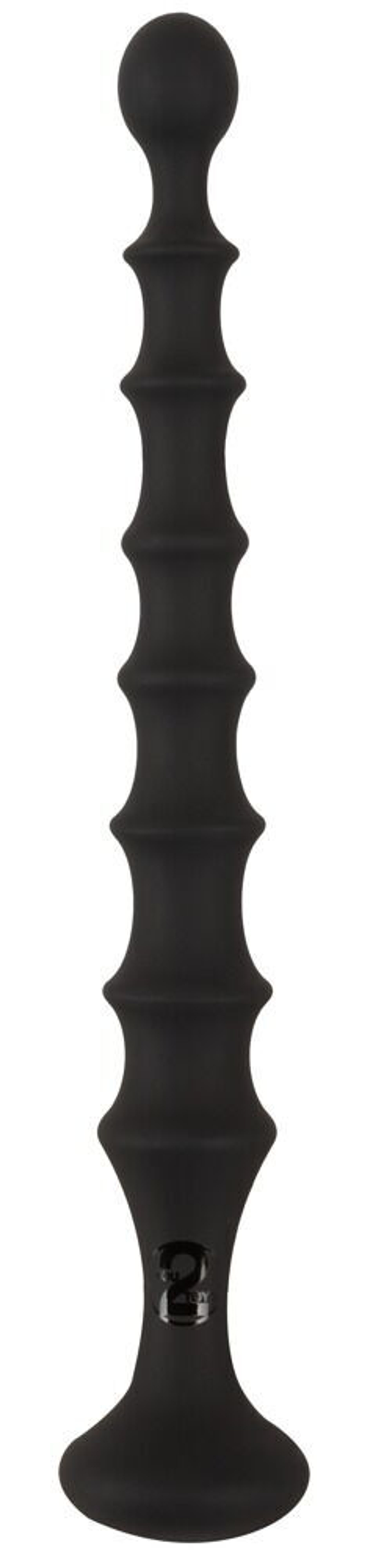 Черная анальная ёлочка Magic Anal Wand - 26,9 см.