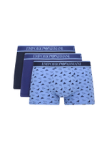 Трусики-боксеры 3шт. Emporio Armani - темно-синий(112130 4F717)