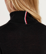 Шерстяной гольф Tommy Hilfiger - черный(WW0WW43098)