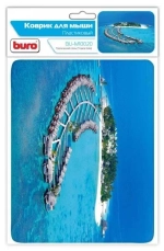 Коврик для мыши Buro BU-M10020 23*18*2 тропический отель