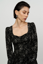 Платье-каре мини