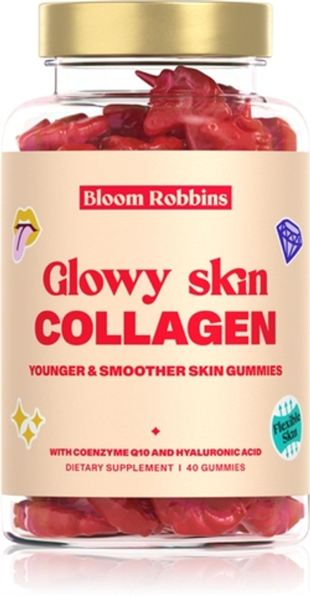 Bloom Robbins Glowy skin COLLAGEN - Жевательные мармеладки, придающие коже сияющий вид, 40 szt.