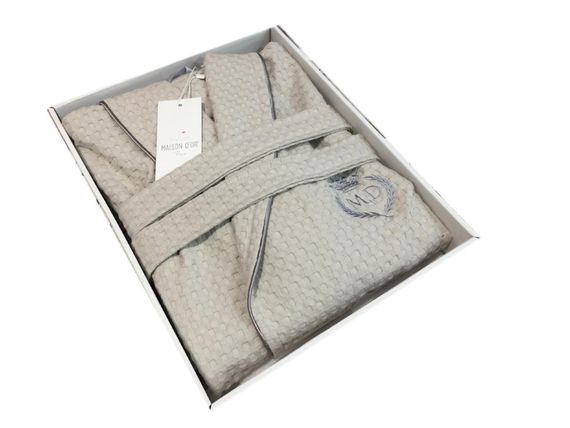 Вафельный мужской халат KARIUS   Maison Dor