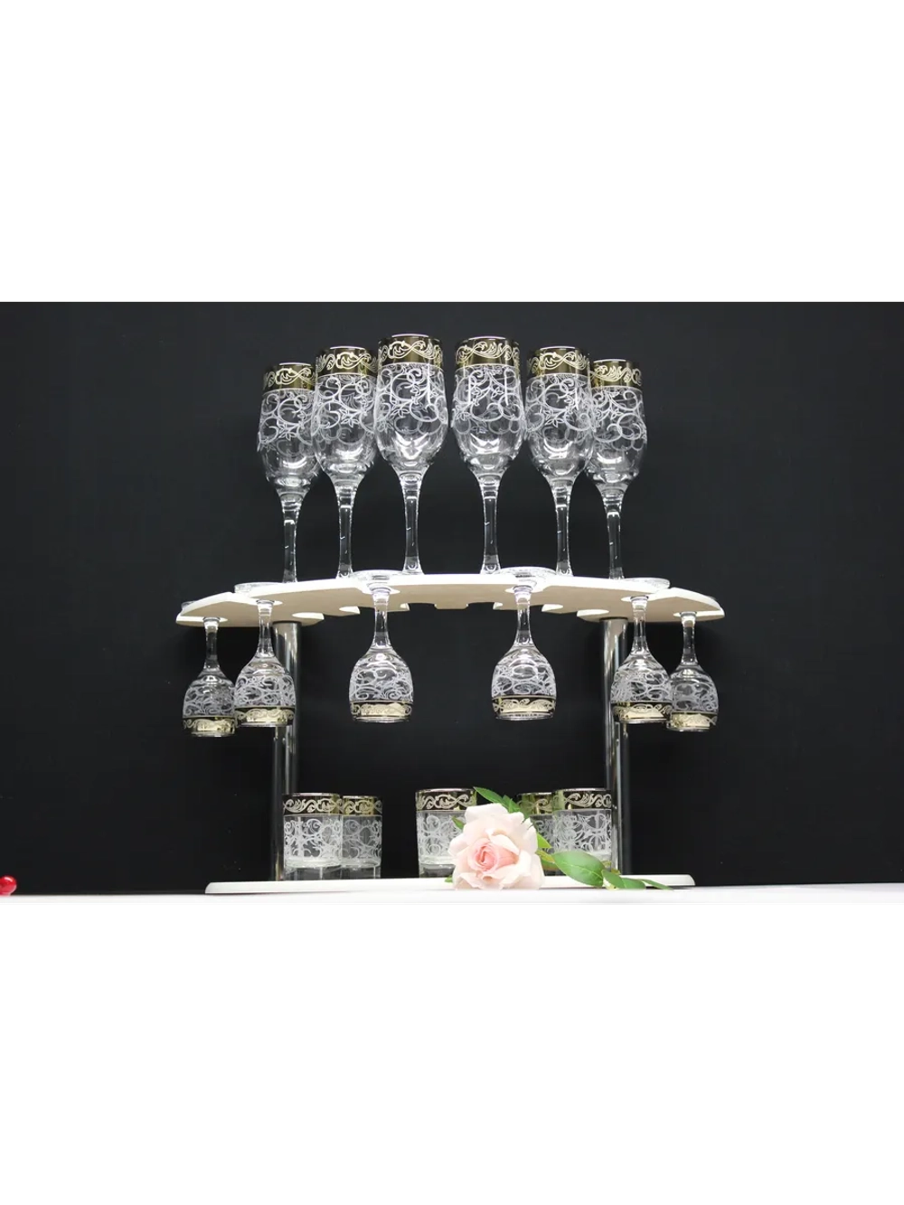 Барный набор 18 предметный с Бокалом