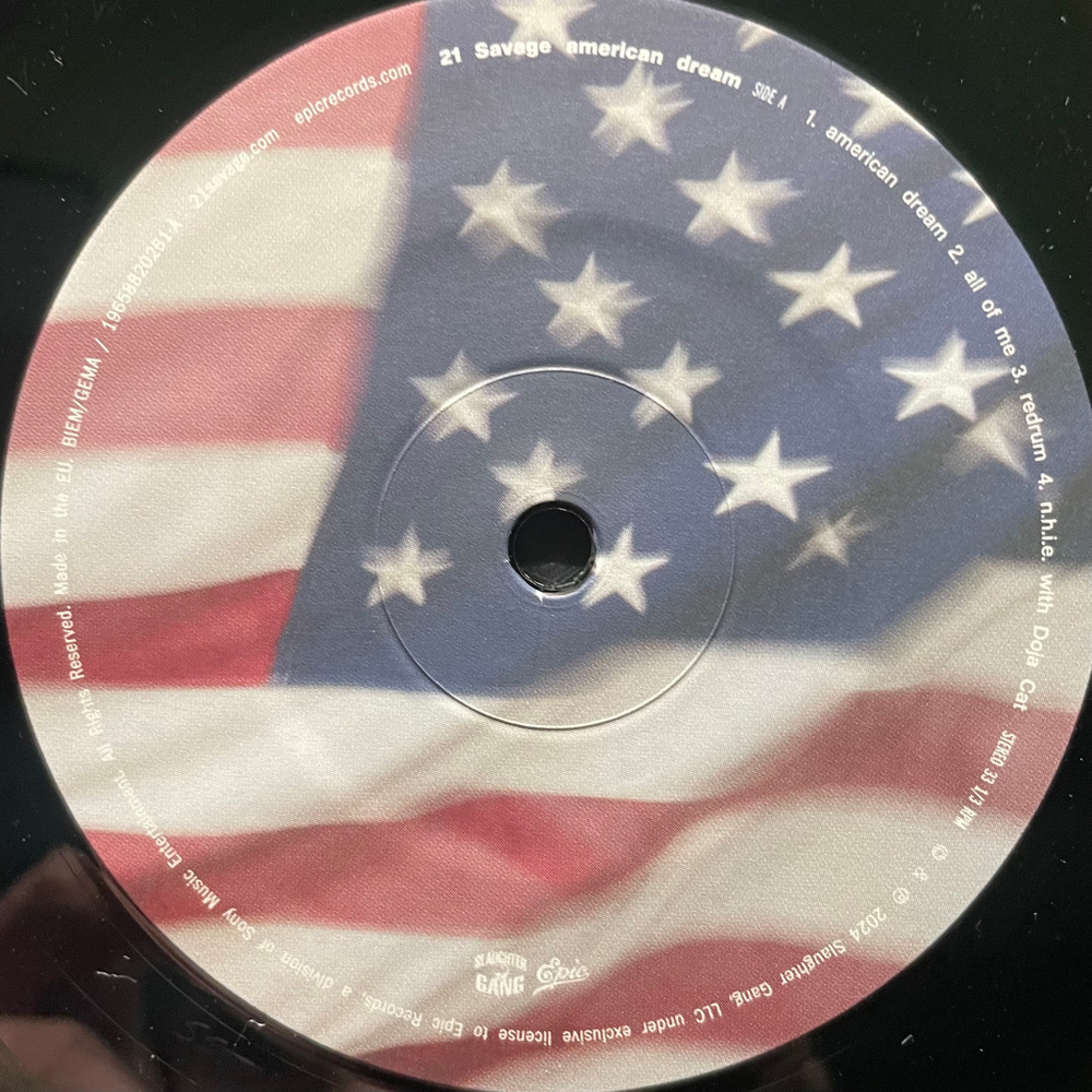 21 Savage ‎– American Dream 2LP (Европа 2024г.)