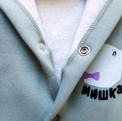 Комбинезон Мишка (бирюзовый)