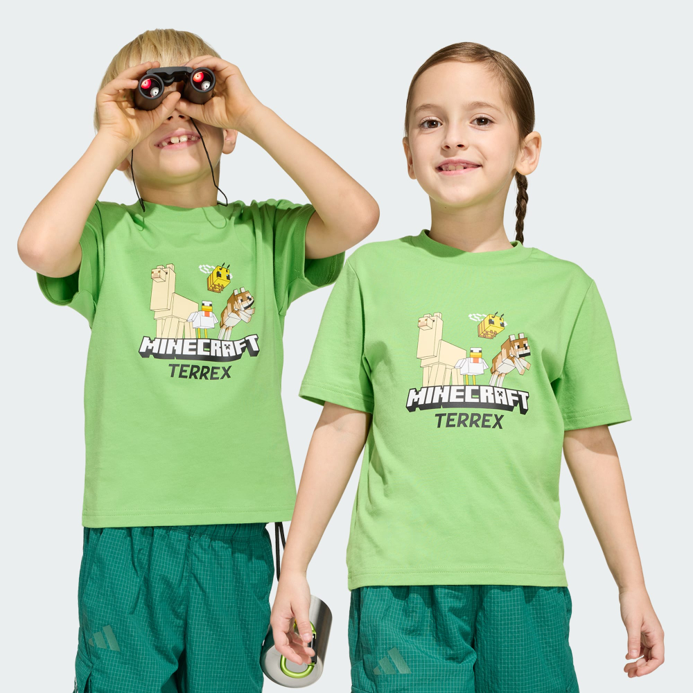 Adidas Футболка Minecraft, лаймовый