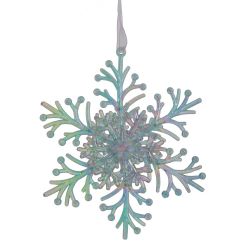 GAEM Украшение новогоднее "Снежинка", L11 W1,5 H13 см, 2в.