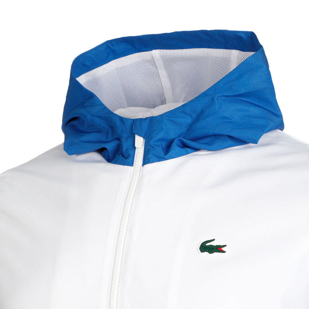 Мужские теннисные Костюмы Lacoste Tracksuit Men - White, Blue