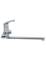 Смеситель для ванны с длинным изливом хромированная латунь Culto Ideal