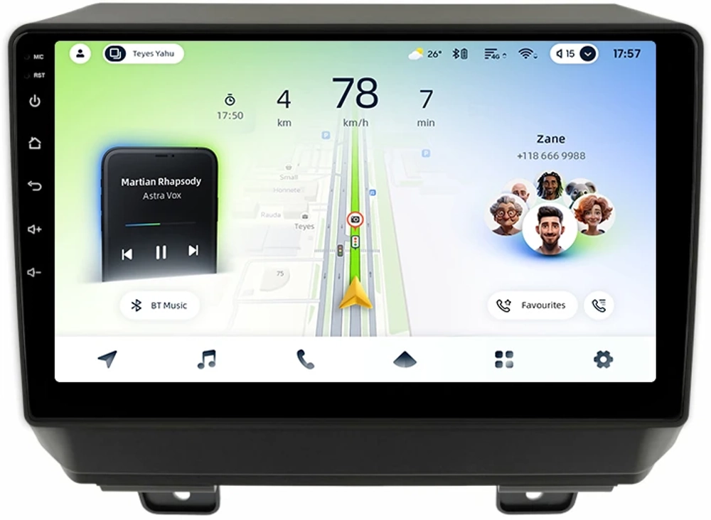 Магнитола для Jeep Wrangler 4 JL 2018+ - Teyes CC4L монитор 9" IPS на Android 14, Snapdragon 662, CarPlay, 4G SIM-слот