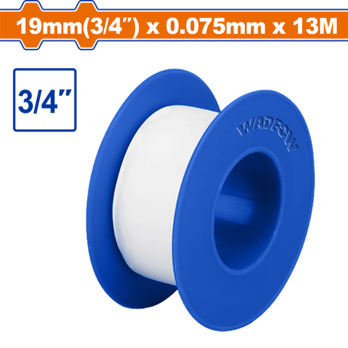 Уплотнительная лента тефлоновая 13мх19мм (250/1000) WADFOW WXP1305