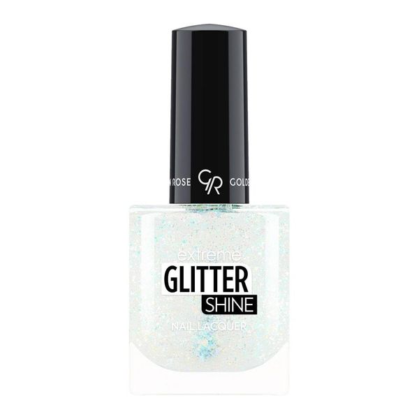 Лак для ногтей с эффектом геля Golden Rose extreme glitter shine nail lacquer  203