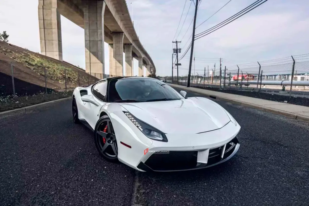 Карбоновый обвес переделка для Ferrari 488 2015-2020 переделка в Pista Феррари