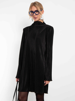 Платье Гофре (черное)