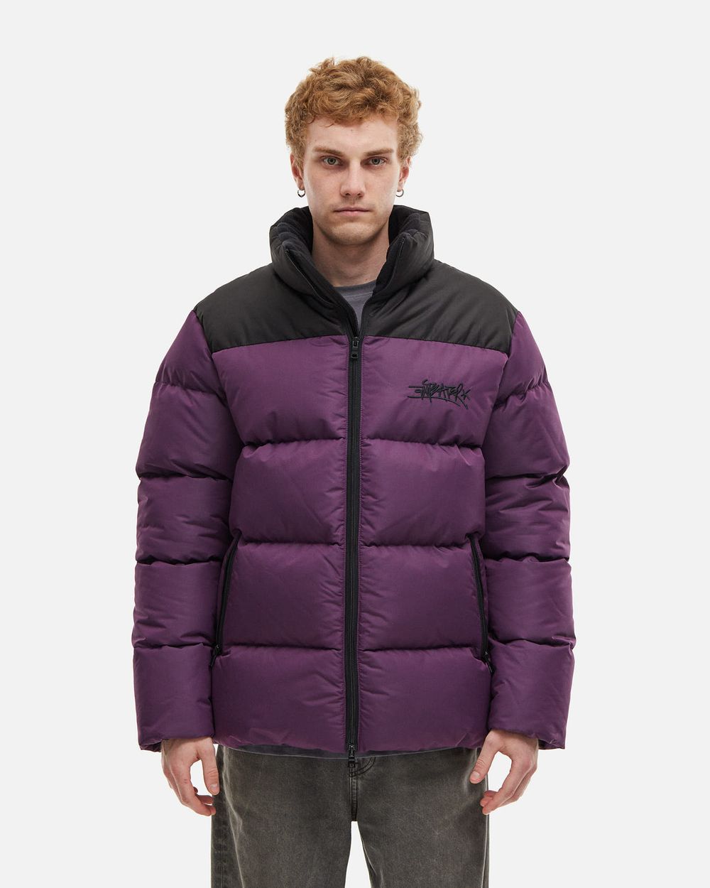 Пуховик Anteater AW25 Downjacket Combo фиолетовый