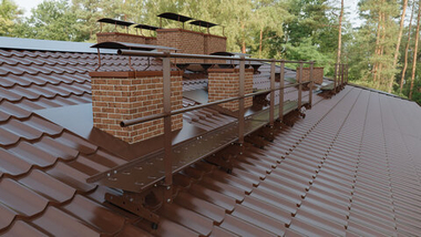 Мостик кровельный Fachmann КМ/2/800-2/610х350х1,5 Оц.