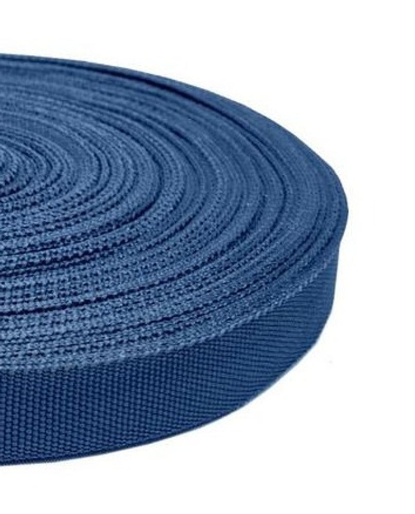 Лента окантовочная (стропа) 7,5 гр/м, ш. 22 мм, синий