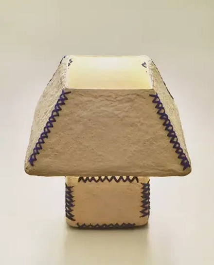 ZARA HOME НАСТОЛЬНАЯ ЛАМПА, БЕЛЫЙ
