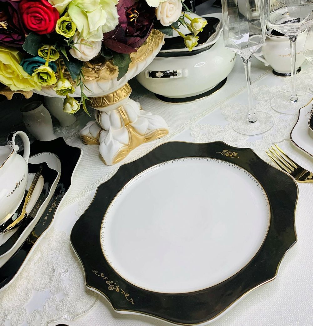 Lenardi 109-032 Круглое блюдо 30,5см RICH в под.уп.(х8)