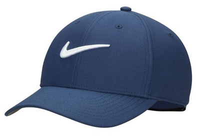 Теннисная кепка Nike Dri-Fit Club Structured Swoosh Cap - midnight navy/white