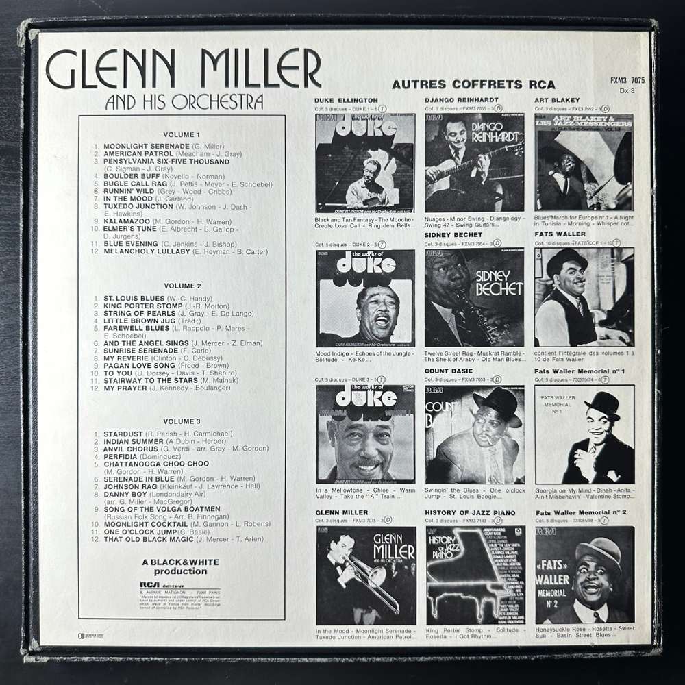 Glenn Miller And His Orchestra ‎– Glenn Miller And His Orchestra 3LP (Франция)