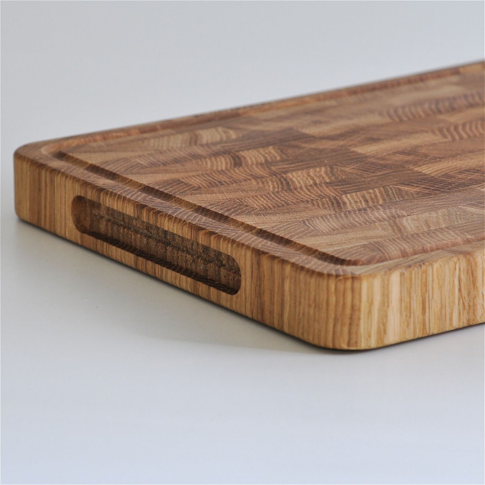 Разделочная доска Лауро из массива дуба для кухни, масло