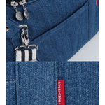 111 Сумка авиа "Фаворит" , джинсовая / сумка-переноска для САМОЛЕТА Puppy Angel / DENIM "Herringbone Travel Carrier"