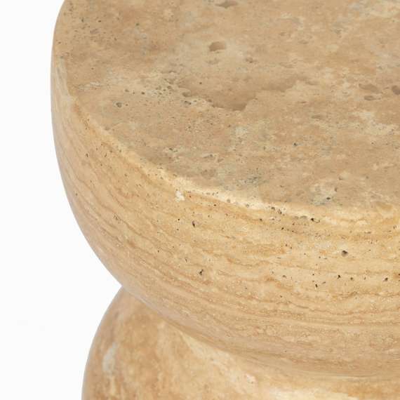 Кофейный стол Sand Ø28х45 см, бежевый индийский мрамор