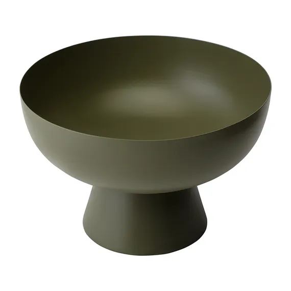 Блюдо на ножке vivlend, D21 см, морские водоросли