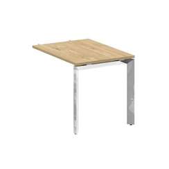 Onix Direct Lux Брифинг-приставка П-обр. м/к M-O.MP-BR-9 Тиквуд Светлый/Нержавеющая Сталь/Хром 980*7