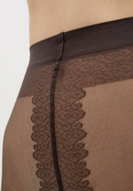 CONTE BONHEUR Колготки женские из лимитированной коллекции с рисунком "сердечки"