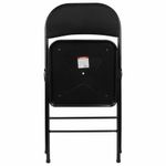 Стул складной BRABIX "Golf Plus CF-003 КОМФОРТ", чёрный каркас, чёрная ткань, 532889