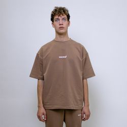 Футболка Molotov Basic OVERSIZED Коричневая