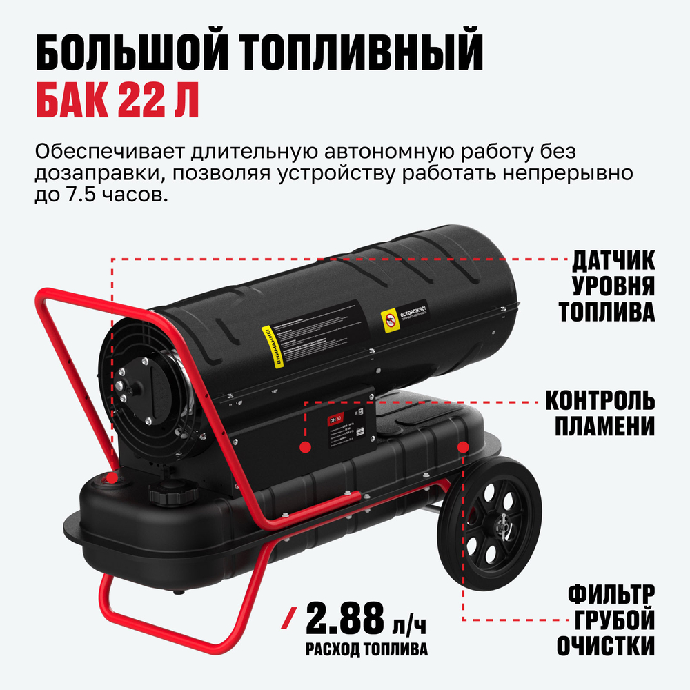 Дизельная тепловая пушка ALTECO DH 30