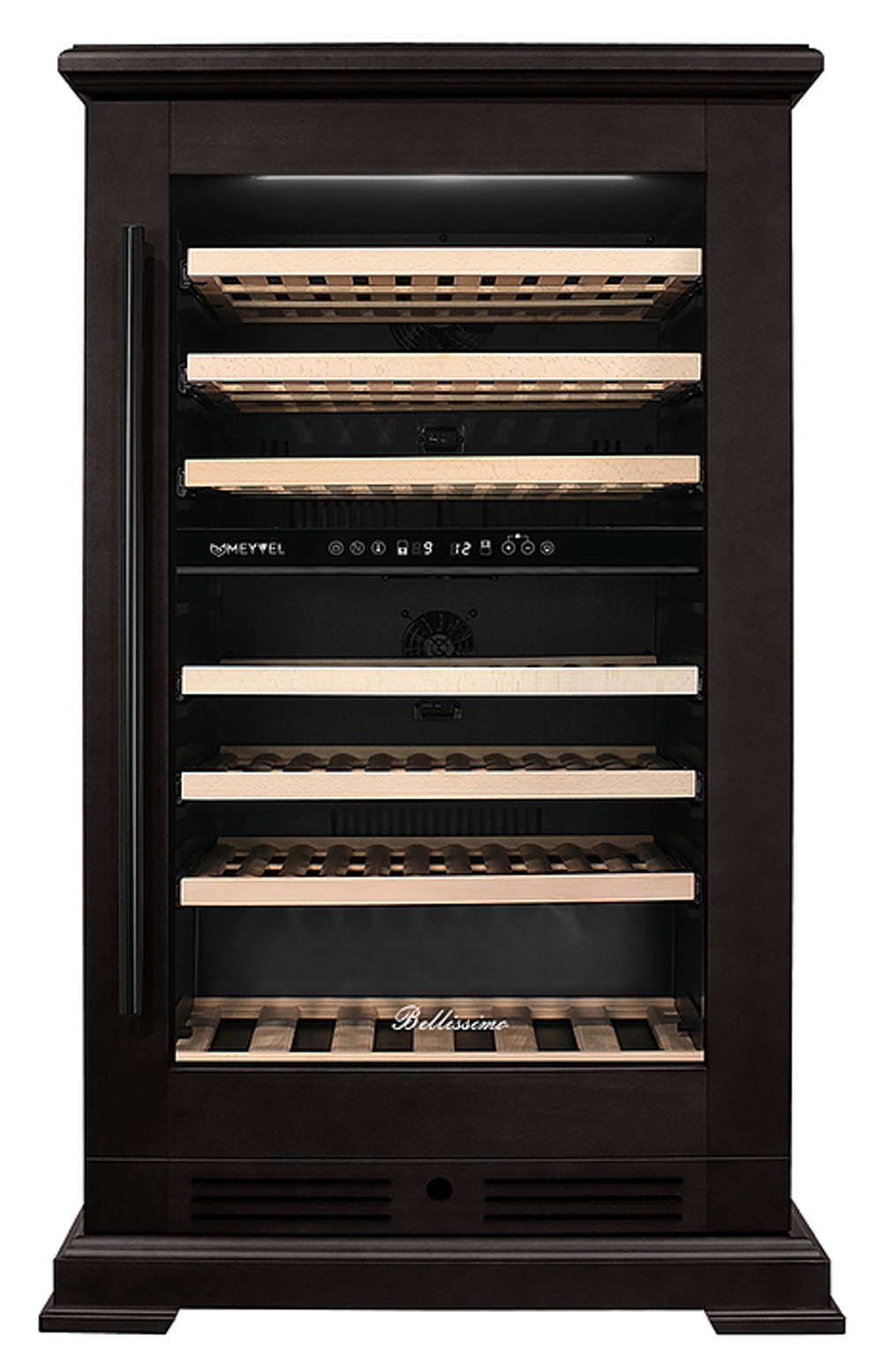 Винный шкаф MEYVEL MV77PRO-KBT2 Темный шоколад