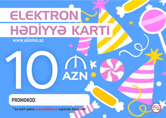 Elektron hədiyyə kartı 10 AZN