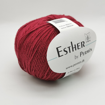 Пряжа для вязания PERMIN Esther 883414, 55% шерсть, 45% хлопок, 50 г, 230 м PERMIN (ДАНИЯ)