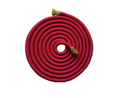 Шланг поливочный растягивающийся люкс 2,5-7,5м, латуные соединители, люкс